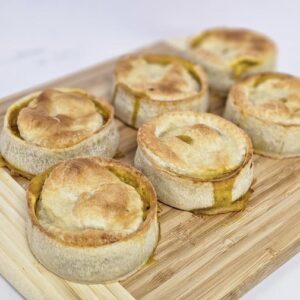 Chicken curry pie