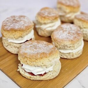 Plain Scone with Cream and Jam (Pack of 2)