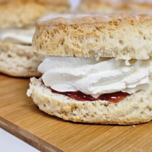 Fruit Scone with Cream and Jam (Pack of 2)